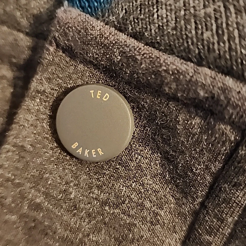 Ted Baker London  Full Zip Dark Gray Sweatshirt  Jacket